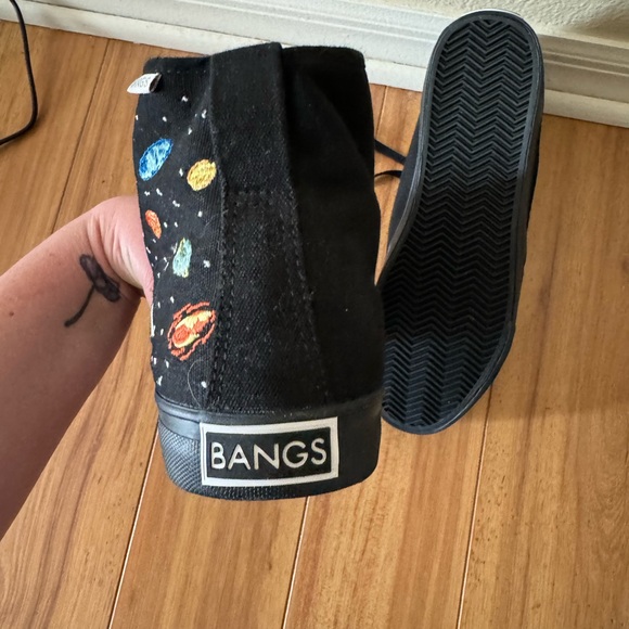 BNWT - BANGS High Top Shoes - Universe Pattern Size 8.5 (Men) 10 (Women) - Picture 4 of 8
